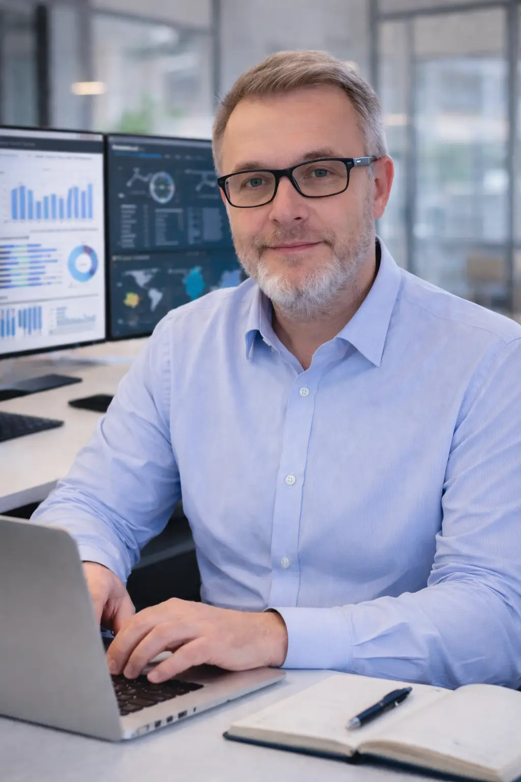 Data Analyst at work